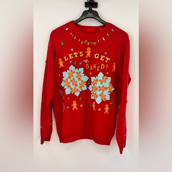 IZOD handmade ugly Christmas Sweater - Picture 1 of 3